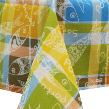 Load image into Gallery viewer, 100% Cotton Portuguese Sardine Multicolored Made in Portugal Tablecloth
