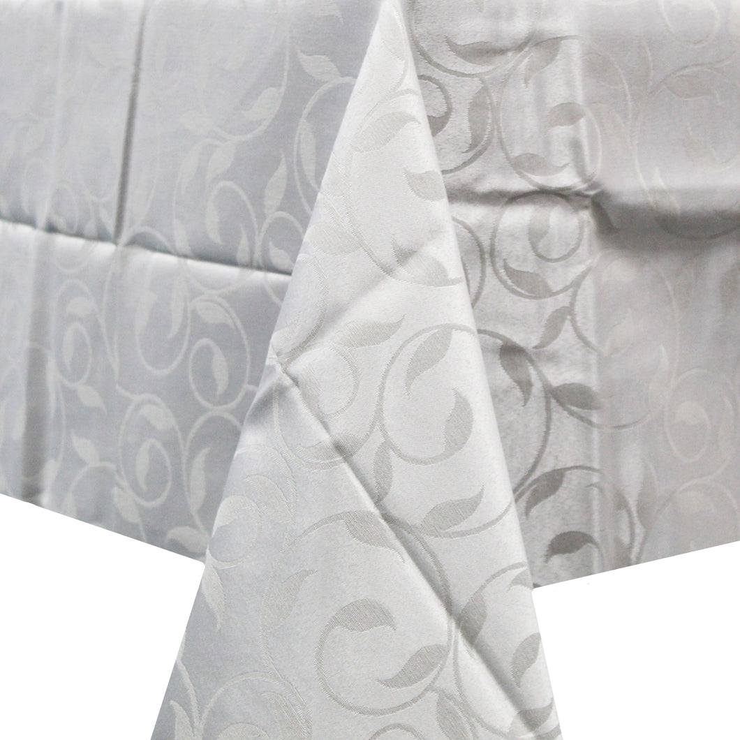 50% Cotton and Polyester Telasan Ondas Grey Made in Portugal Tablecloth