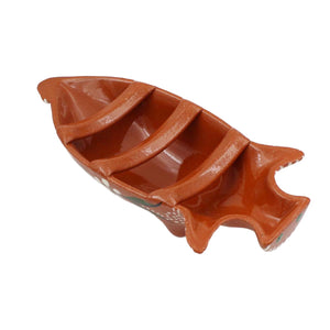 João Vale Hand-Painted Traditional Clay Terracotta Pig Sausage Roaster