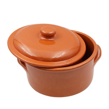 Load image into Gallery viewer, João Vale Handmade Traditional Portuguese Pottery Clay Terracotta Cazuela Cooking Pot with Lid
