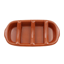 Load image into Gallery viewer, João Vale Hand Painted Terracotta Portuguese Rectangular Sausage Roaster
