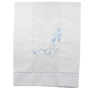 Maiorista Made in Portugal Blue Dove Baptismal Towel