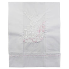 Load image into Gallery viewer, Maiorista Made in Portugal Pink Dove Baptismal Towel
