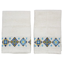 Load image into Gallery viewer, 100% Cotton Embroidered Portuguese Themed Decorative Terry Cloth Kitchen Hand Towel, Set of 4
