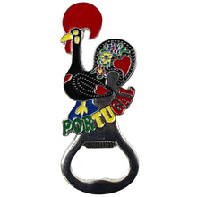 Load image into Gallery viewer, Traditional Portuguese Aluminum Galo de Barcelos Rooster Figurine Bottle Opener, Various Colors
