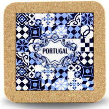 Load image into Gallery viewer, Portuguese Tile Trivet With Cork
