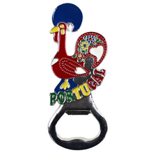 Load image into Gallery viewer, Traditional Portuguese Aluminum Galo de Barcelos Rooster Figurine Bottle Opener, Various Colors
