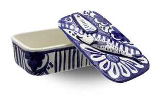 Hand-painted Traditional Portuguese Ceramic Trinket Box