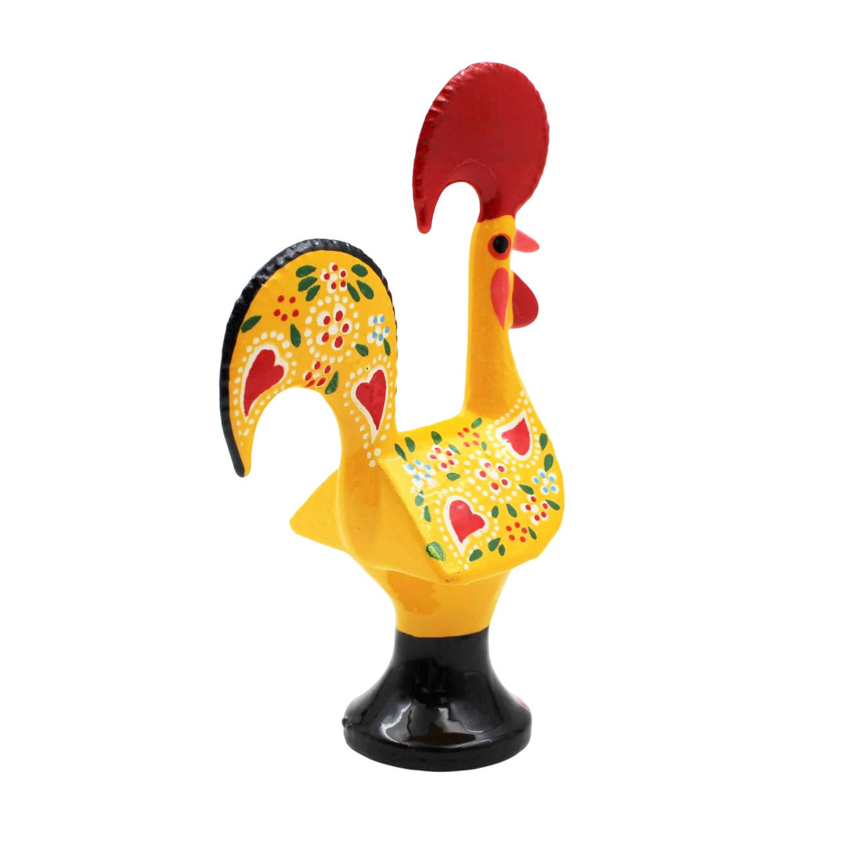 Traditional Portuguese Aluminum Yellow Good Luck Rooster Galo de Barce ...