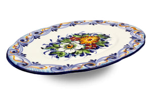 Hand-Painted Decorative Ceramic Floral Small Dish