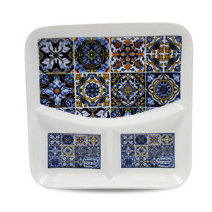 Portugal Tile Azulejo Themed Decorative Appetizer Tapas Dish