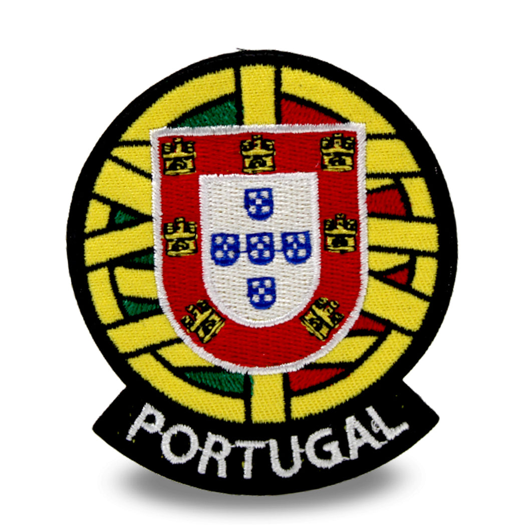 Portugal Armillary Sphere Embroidered Sew-On Patch