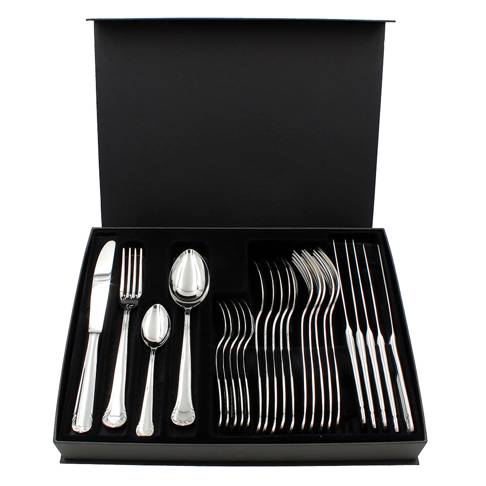 Dalper Natalia 24-Piece Silverware Flatware Cutlery Stainless Steel 6 Person Set