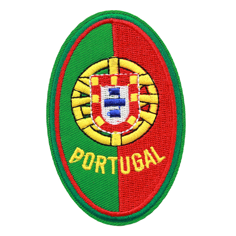 Oval Portugal Embroidered Patch for Clothes