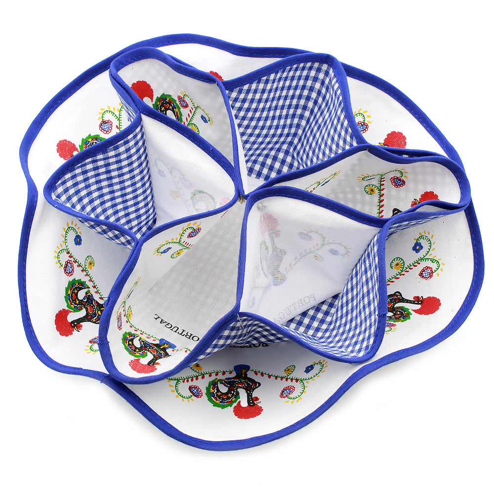100% Cotton Bread Basket With Traditional Portuguese Rooster