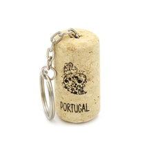 Load image into Gallery viewer, Handmade 100% Natural Portuguese Cork Keychain - Set of 3
