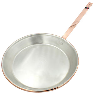 Traditional Copper Frying Pan Paella Pan Paellera With Handle Made In Portugal