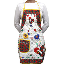 Load image into Gallery viewer, 100% Cotton Traditional Portuguese Rooster Kitchen Apron - Various Colors
