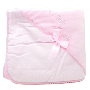 Maiorista Made in Portugal 100% Cotton Pink Baby Blanket