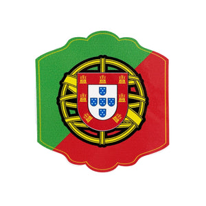 Portugal National Team Sticker FPF Official Emblem, Set of 3