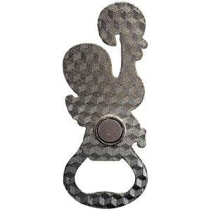 Traditional Portuguese Aluminum Galo de Barcelos Rooster Figurine Bottle Opener, Various Colors