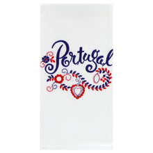 Load image into Gallery viewer, 100% Cotton Embroidered Portuguese Decorative Kitchen Dish Towel - Set of 2

