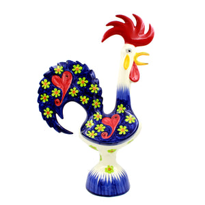 Hand-painted Decorative Traditional Ceramic Portuguese Good Luck Rooster