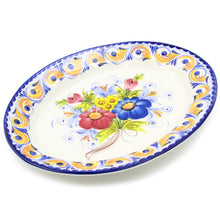 Load image into Gallery viewer, Hand-painted Traditional Portuguese Ceramic Serving Platter #09600
