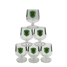 Load image into Gallery viewer, Sporting CP Footed Shot Glasses, Set of 6
