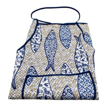 Load image into Gallery viewer, 100% Cotton Cobblestone and Sardine Apron
