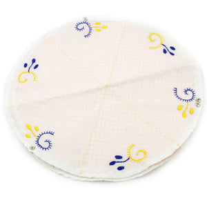100% Cotton Hand Embroidered Viana Bread Basket - Various Colors
