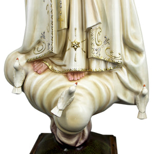 29.5" Our Lady Of Fatima Statue Made in Portugal #1037V