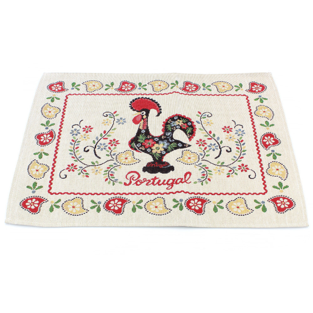Made in Portugal Traditional Portuguese Rooster Placemats - Set of 4