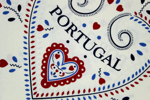 100% Cotton Viana Heart Made in Portugal Tablecloth