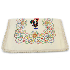 63" Traditional Portuguese Rooster Table Runner - Various Colors