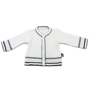 Maiorista Made in Portugal Knitted Newborn Baby Jacket, Various Colors