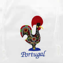 Load image into Gallery viewer, 100% Cotton Rooster Bread Bag Made in Portugal
