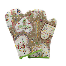 Load image into Gallery viewer, 100% Cotton Namorados Oven Mitt Set
