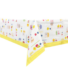 Load image into Gallery viewer, 60% Cotton 40% Polyester Casas do Senhor Confitura Yellow Made in Portugal Tablecloth
