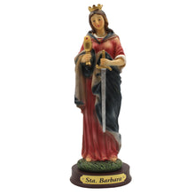 Load image into Gallery viewer, 8.5&quot; Saint Barbara Religious Statue Made in Portugal
