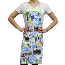 Load image into Gallery viewer, 100% Cotton Porto City Themed Kitchen Apron - Various Colors
