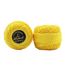 Load image into Gallery viewer, Limol Size 6 Colored 50 Grs 100% Mercerized Crochet Thread Cotton Ball Set
