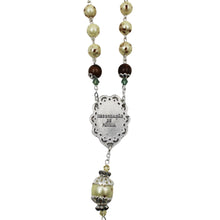 Load image into Gallery viewer, Handmade in Portugal Cream Pearl Beads Our Lady of Fatima Rosary
