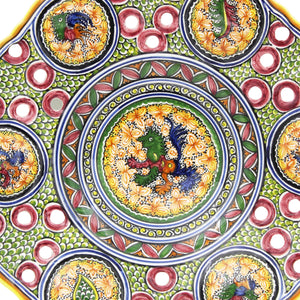 Coimbra Ceramics Hand-painted Hanging Decorative Plate XV Century Recreation #192