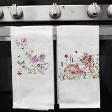Load image into Gallery viewer, 100% Cotton Embroidered Portuguese Decorative Kitchen Dish Towel - Set of 2
