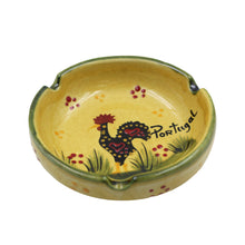 Load image into Gallery viewer, Hand-Painted Traditional Rooster Ceramic Good Luck Rooster Ash Tray
