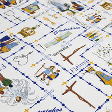 Load image into Gallery viewer, 100% Cotton Our Lady of Fatima Religious Made in Portugal Tablecloth
