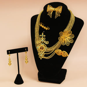 Traditional Portuguese Filigree Costume Thin Necklace