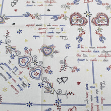 Load image into Gallery viewer, 100% Cotton Namorados Made in Portugal Tablecloth
