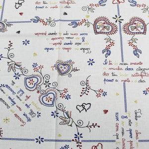 100% Cotton Namorados Made in Portugal Tablecloth